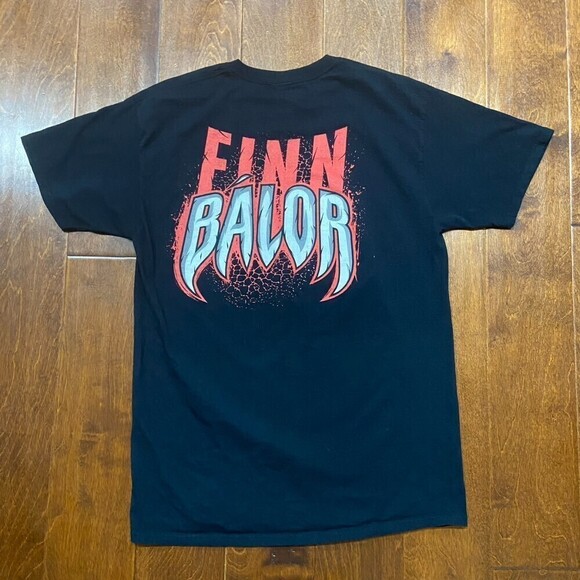 WWE Wrestling Finn Balor 2017 Black Red Cotton T-Shirt Men's Size Medium - Picture 4 of 7
